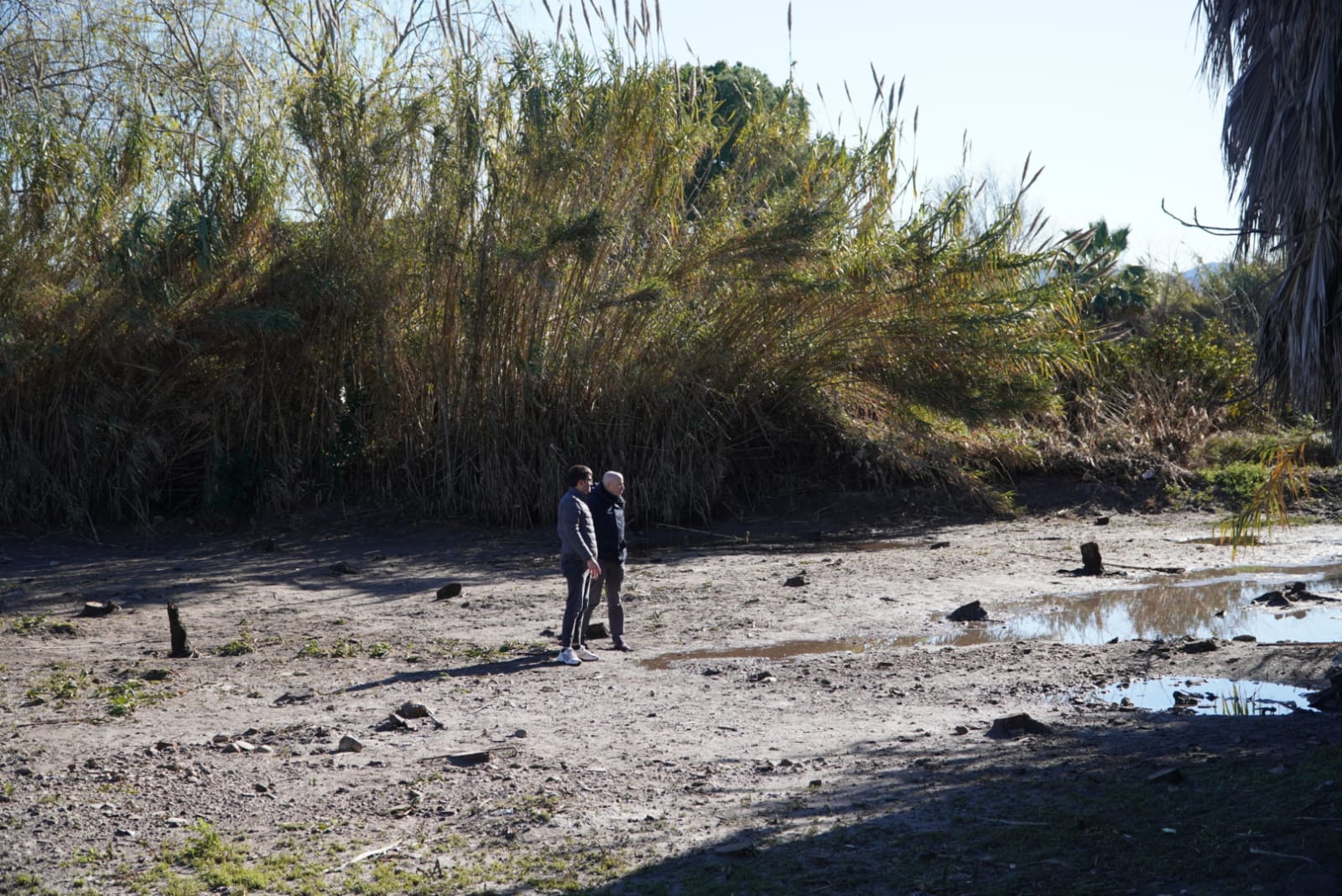 El Barranc de Barxeta a su paso por la Pobla Llarga. Fuente: CHJ