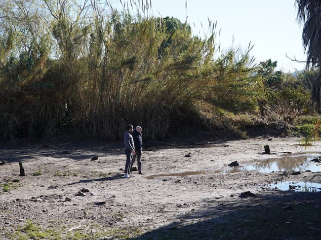 El Barranc de Barxeta a su paso por la Pobla Llarga. Fuente: CHJ