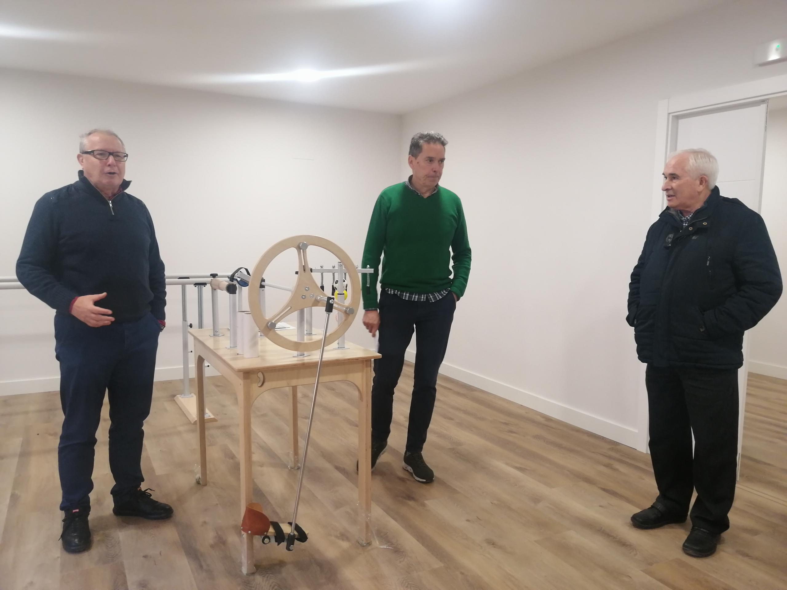 Sala de terapias en el futuro Centro de día de Cáritas Jaca