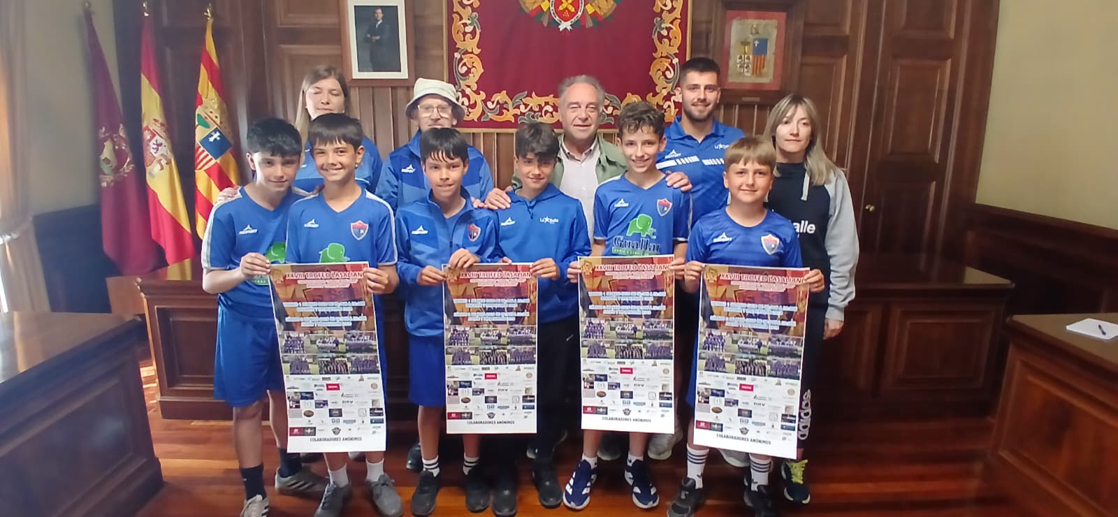 Presentación del torneo en el Ayuntamiento de Teruel