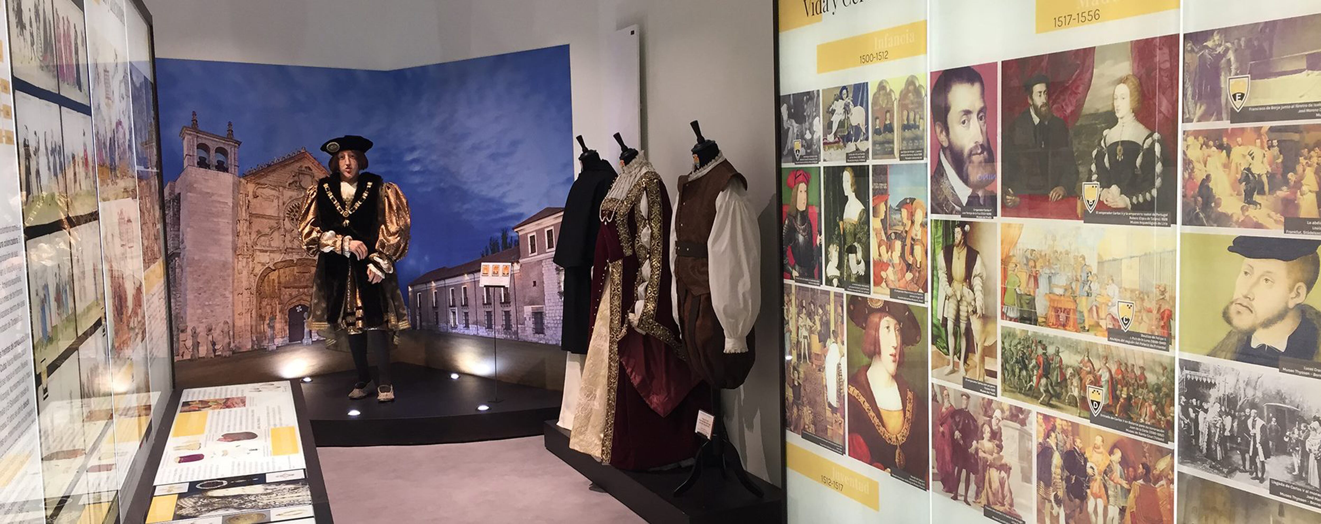 Interior del Museo de Carlos V, en Mojados (Valladolid)