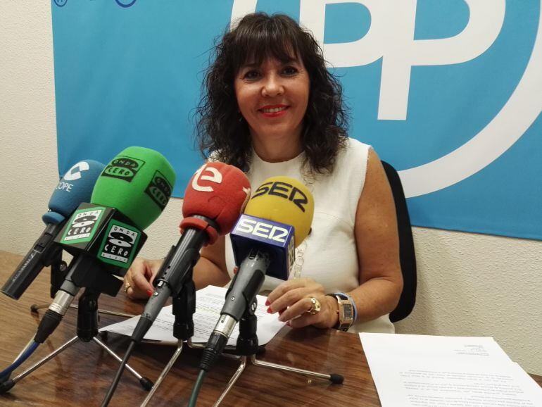 Mercedes Alonso, portavoz del PP