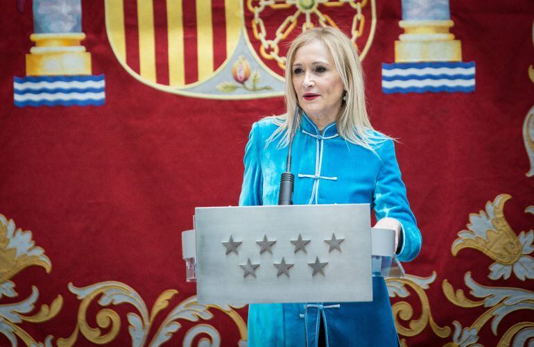 La presidenta de la Comunidad de Madrid, Cristina Cifuentes. 