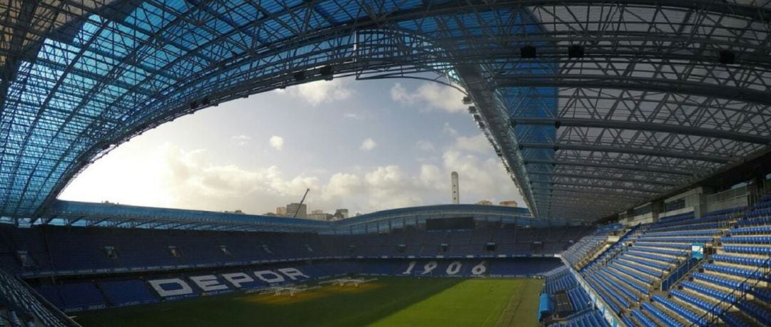 Nueva cubierta de Riazor