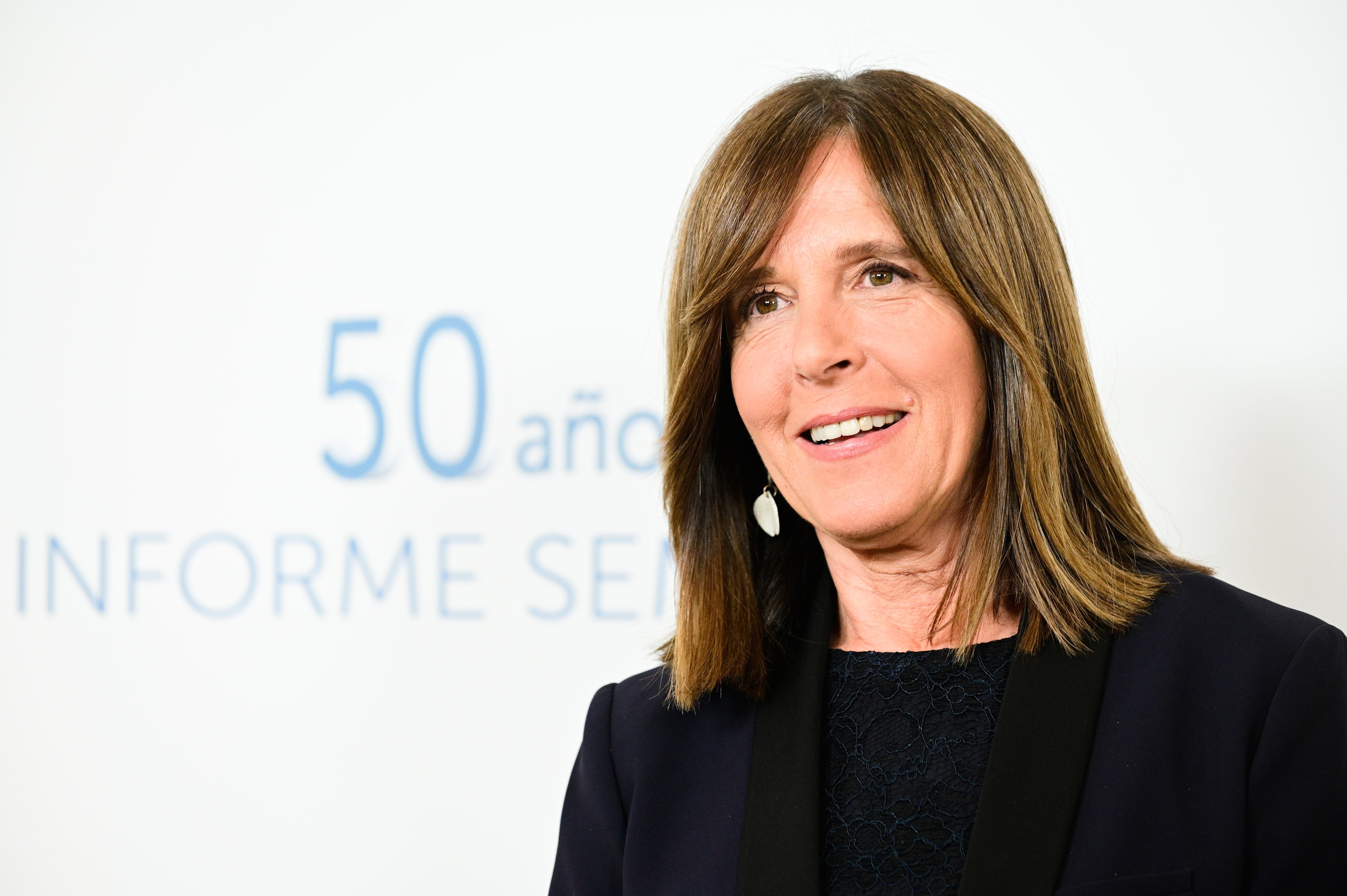 Ana Blanco, durante la celebración del 50 anoversario de &#039;Informe Semanal&#039;, en una imagen de archivo. (Photo by Beatriz Velasco/Getty Images)