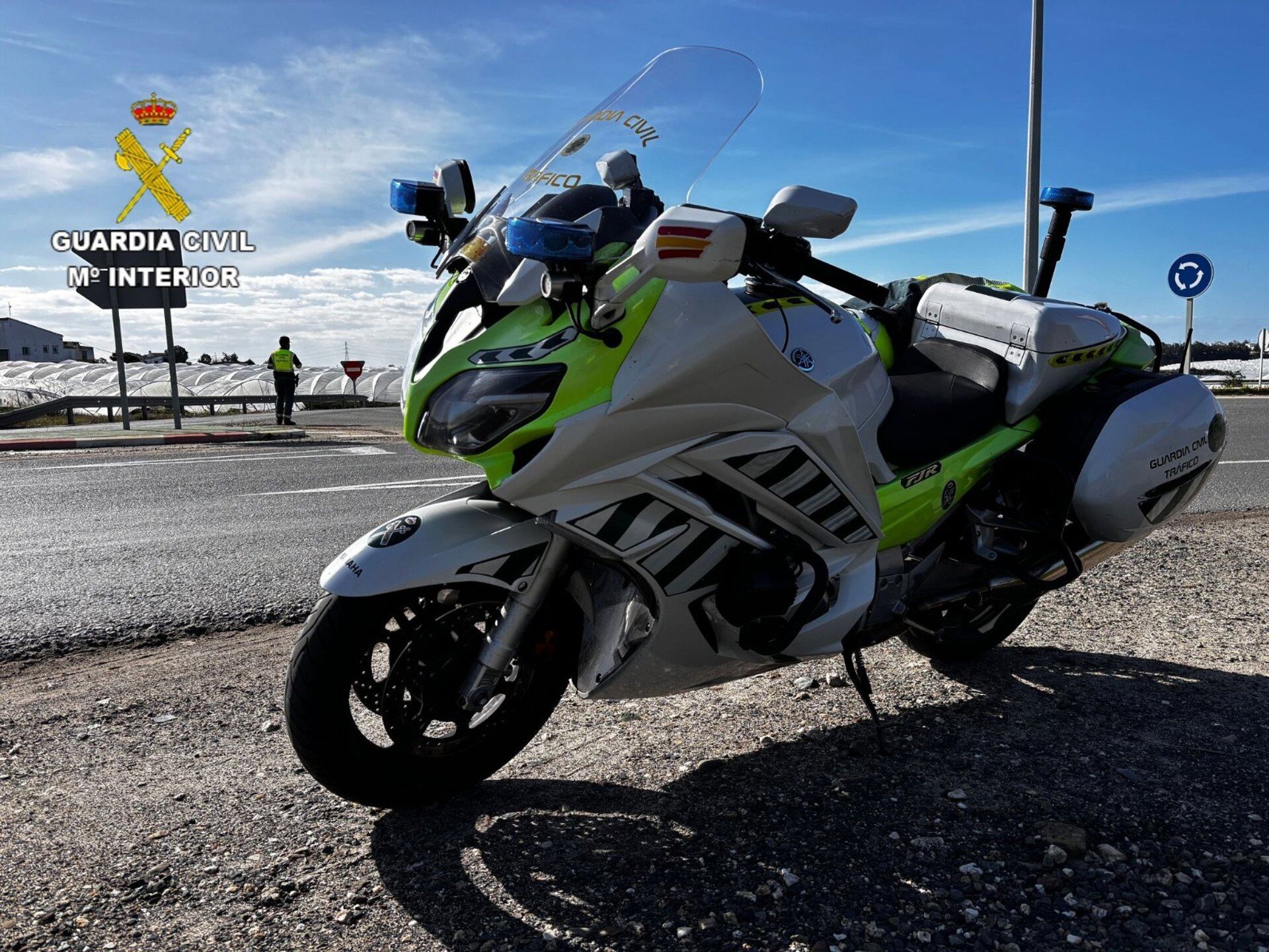 Motocicleta de la Guardia Civil en una imagen de archivo