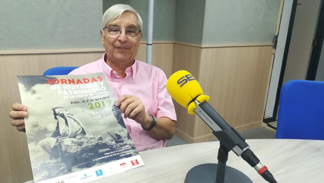 José Blanes, miembro de la comisión del 75 aniversario de las fiestas de Moros y Cristianos de Elda