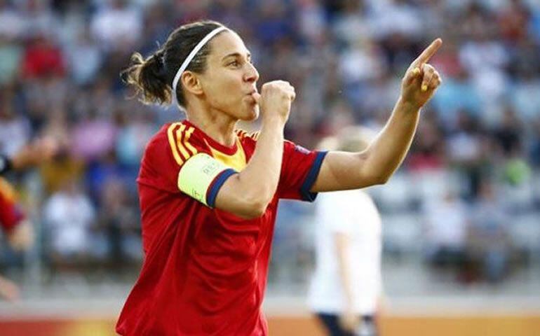 Verónica Boquete, capitana de la selección española de fútbol femenino