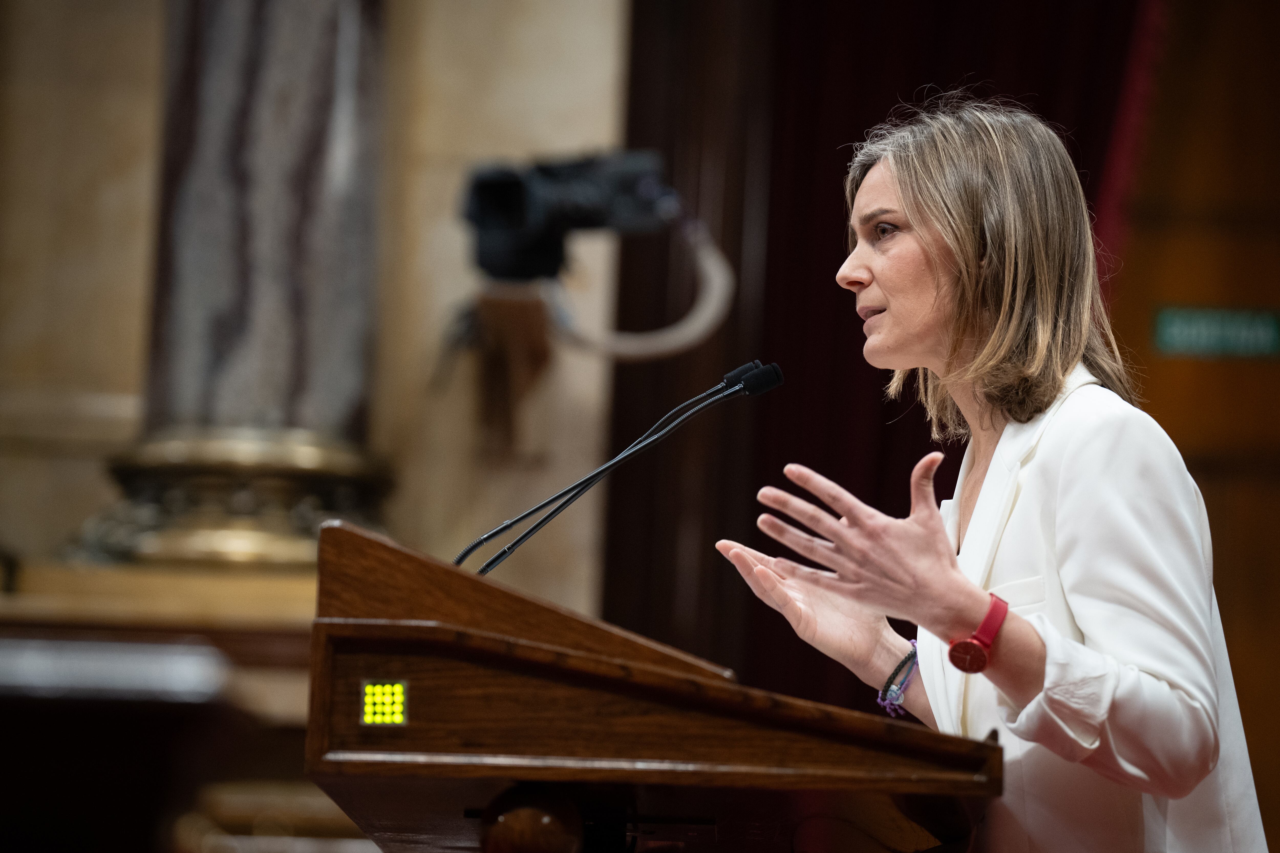 Jessica Albiach al Parlament de Catalunya. (Foto de David Zorrakino/Europa Press via Getty Images)