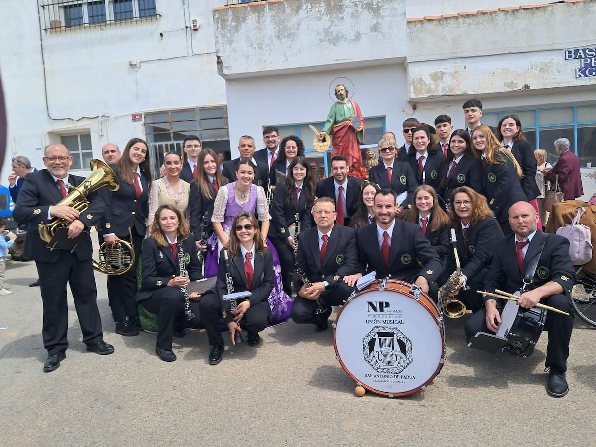 La Unión Musical 'San Antonio de Padua' de Villalpardo celebra 40 años