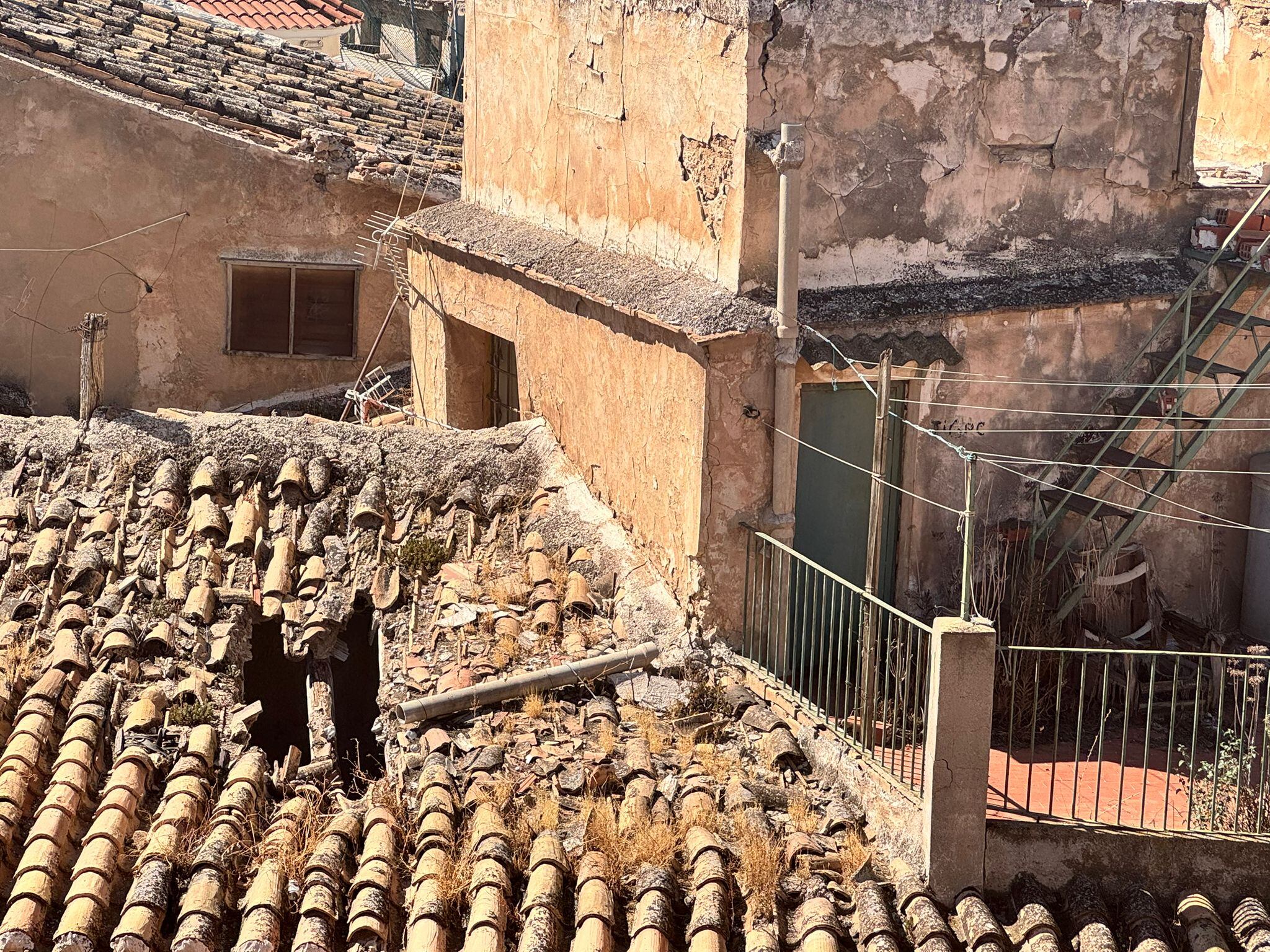 Tejado de un edificio de la calle Pio XII