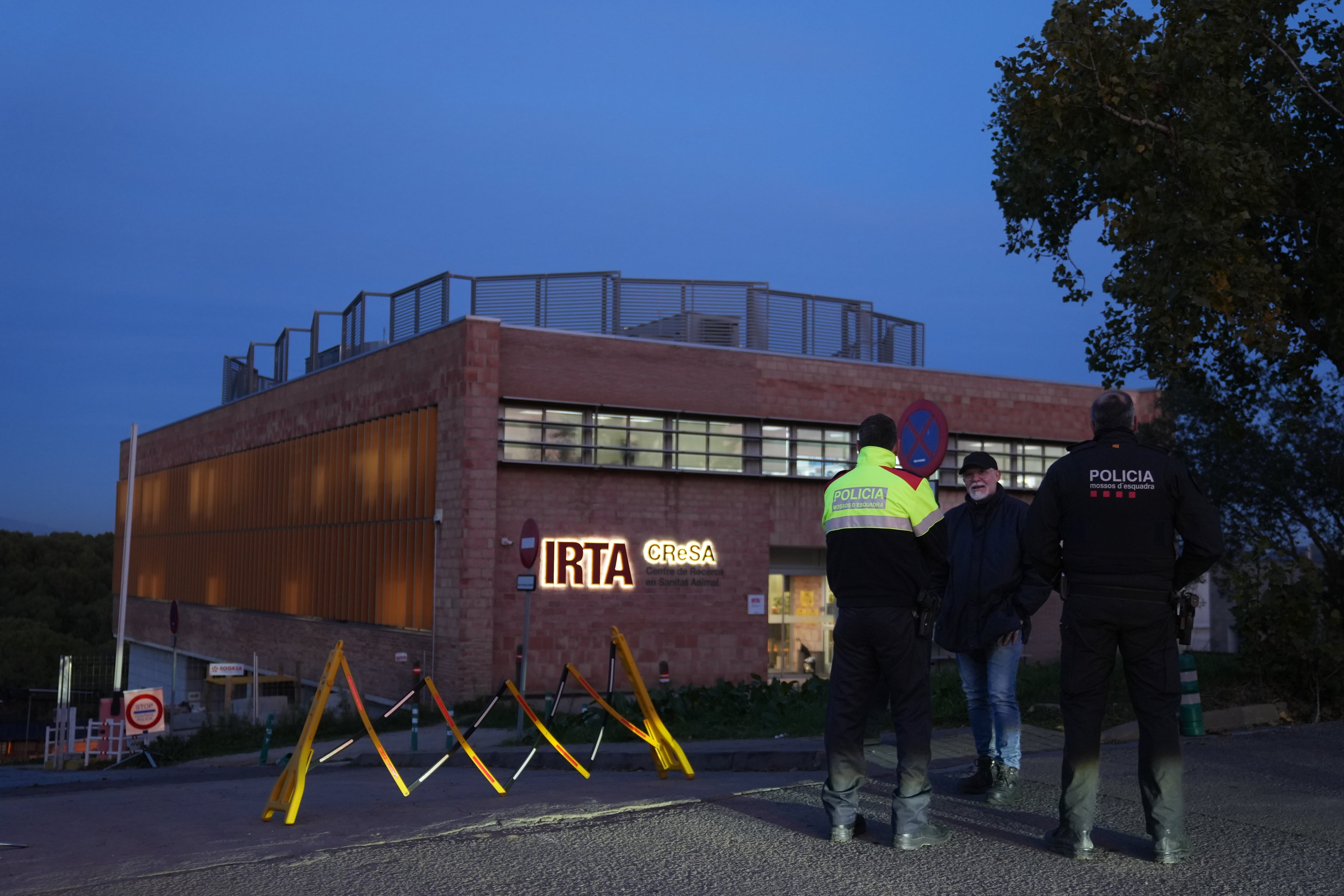 Exteriores del laboratorio Irta-Cresa, en el foco por la expansión de la peste porcina africana