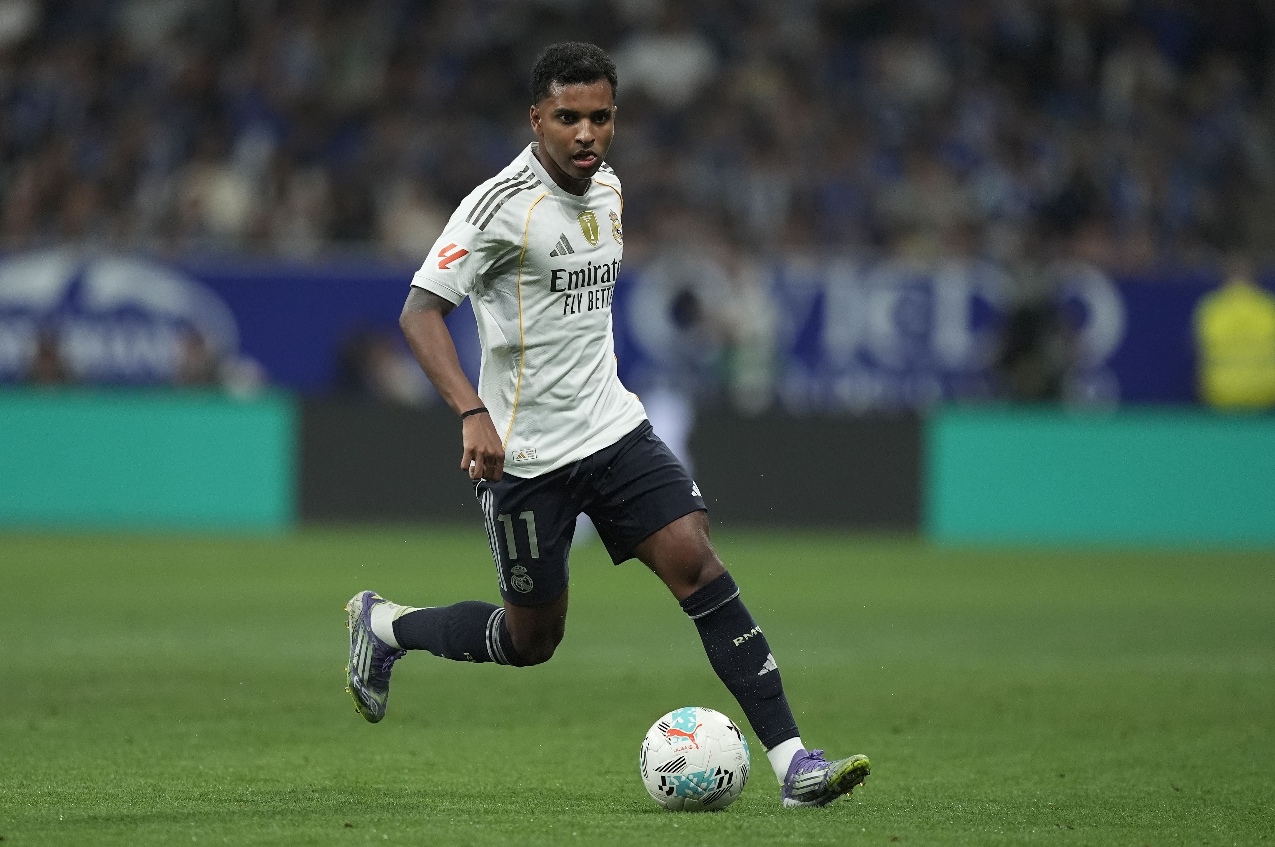Rodrygo Goes, en el Real Oviedo-Real Madrid de LaLiga