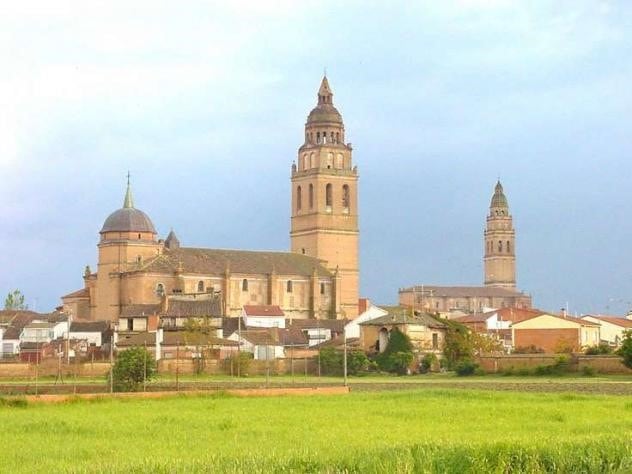 Alaejos, con sus dos &#039;giraldas&#039; al fondo