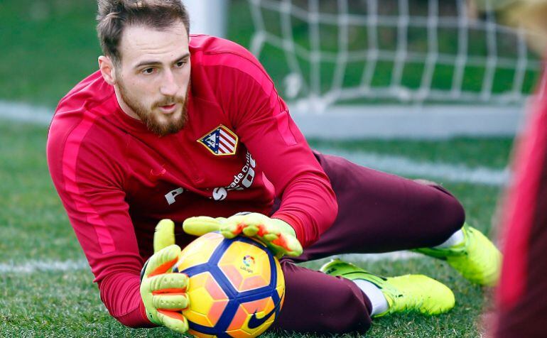El portero del Atlético Jan Oblak.