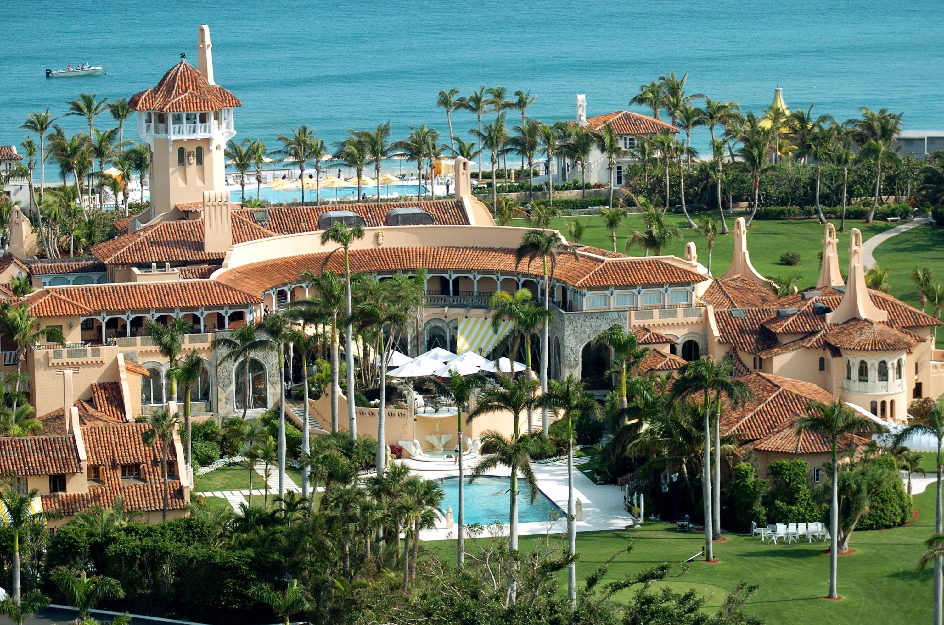 La mansión de Donald Trump en Palm Beach (Florida)