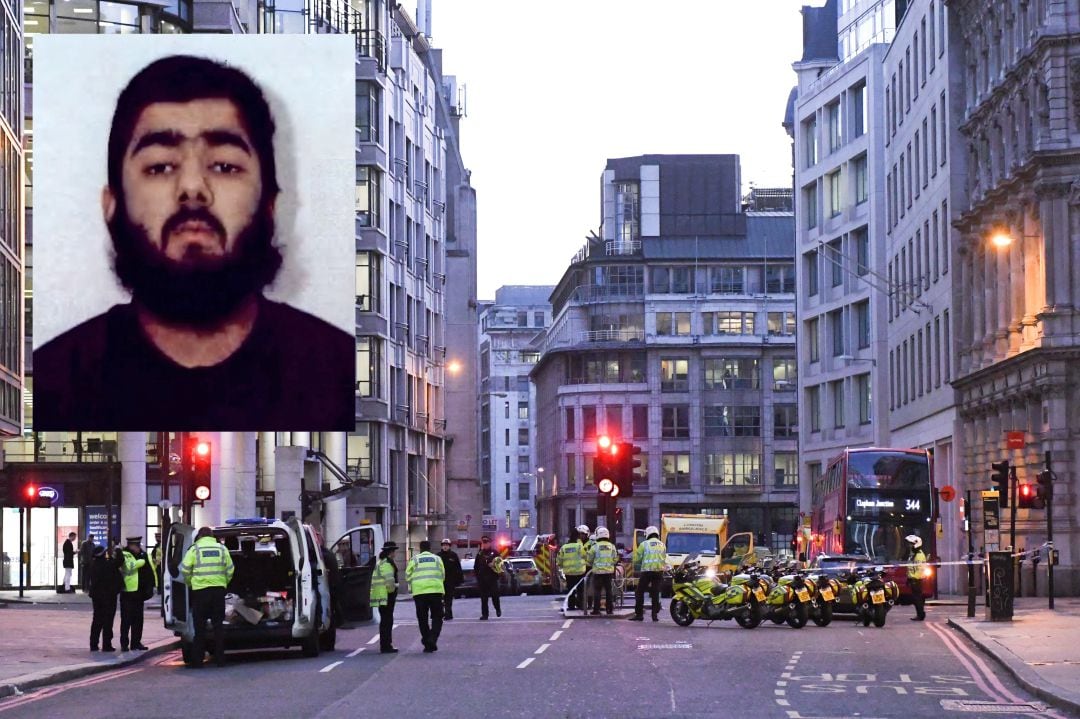 Imagen de Usman Khan, autor del ataque en Londres