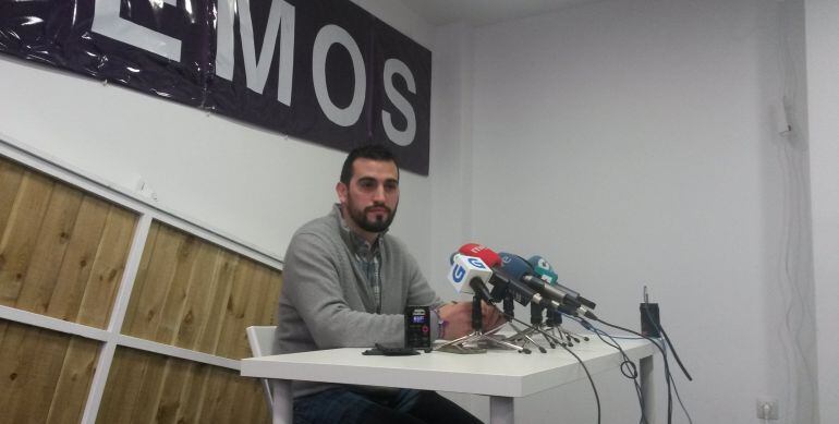 Breogán Riobóo, en una rueda de prensa