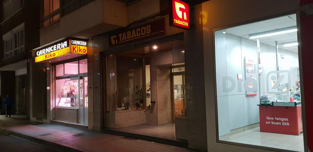 Estanco donde ha tenido lugar el atraco