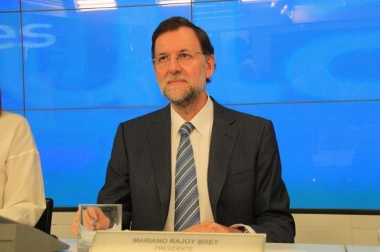 El president del PP, Mariano Rajoy