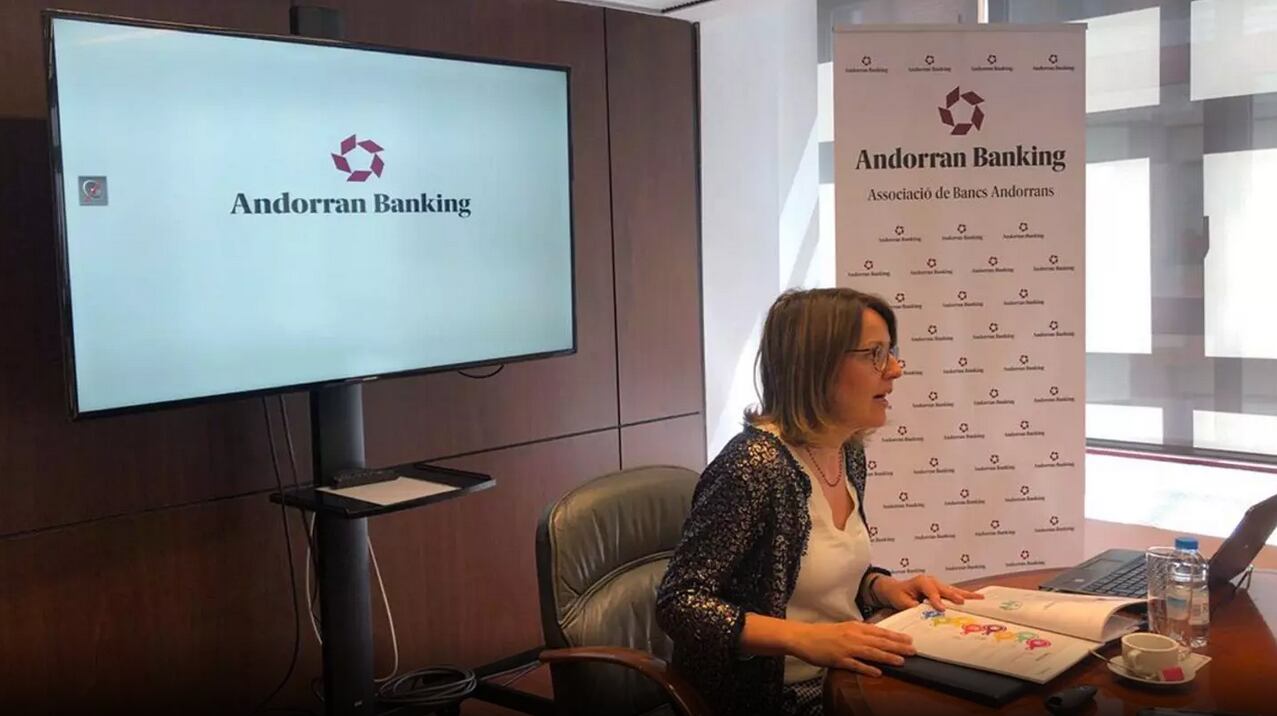 La directora d'Andorran Banking, Esther Puigcercós.