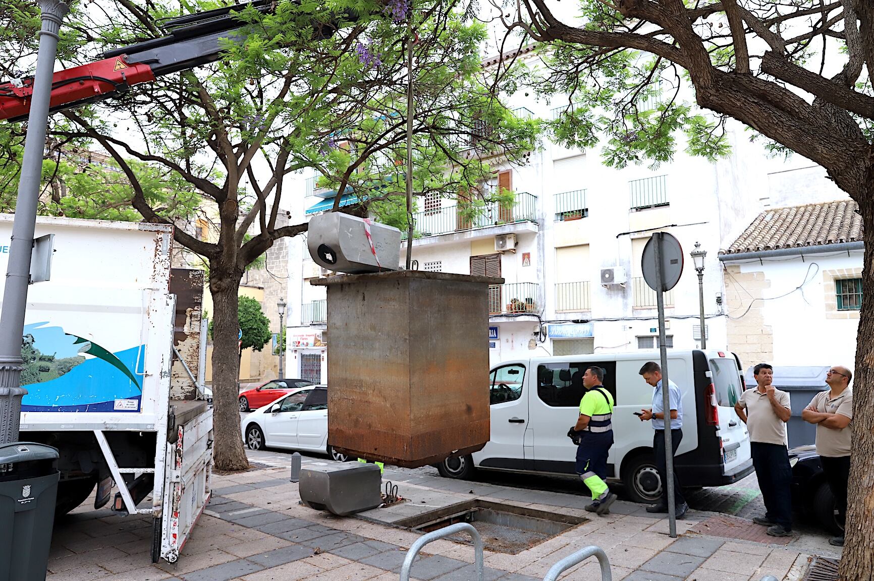 Retirada de contenedores soterrados