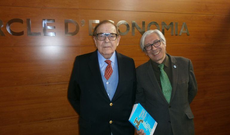 Ramon Tamames i Ramiro Aurín han presentat el seu llibre sobre gestió de l'aigua al Cercle d'Economia