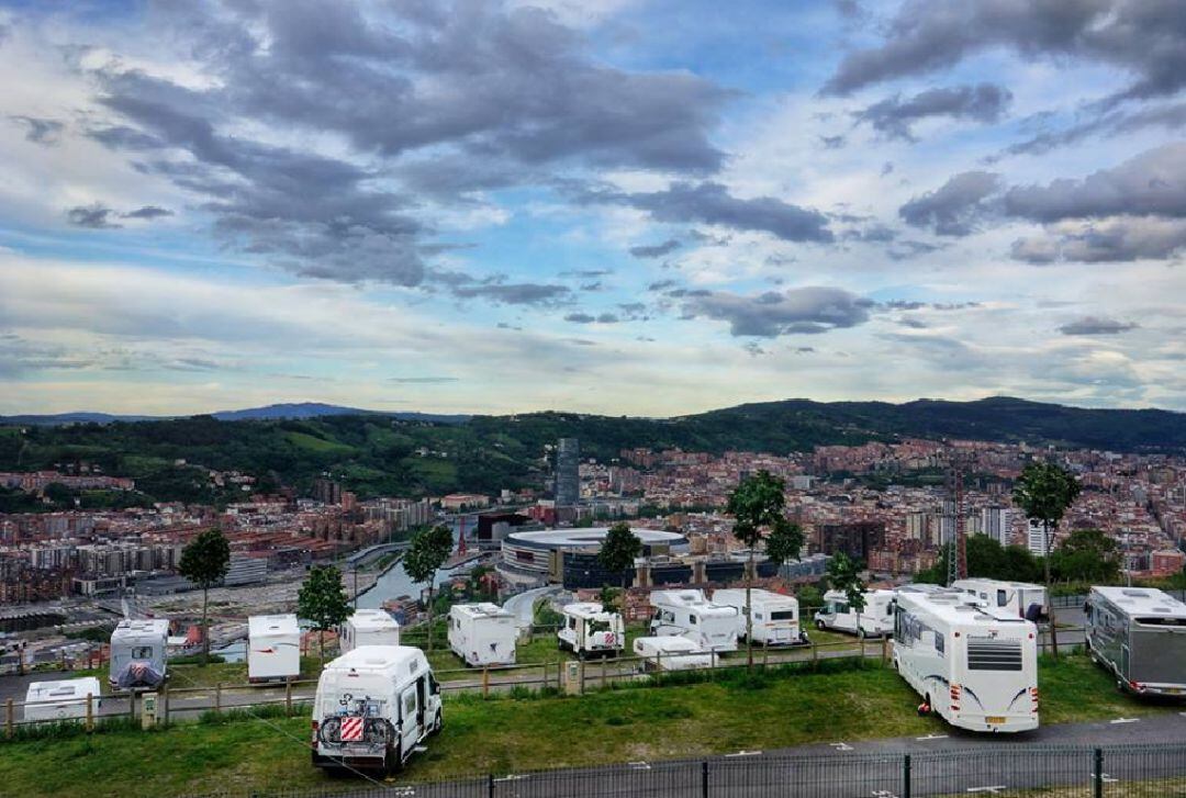 Parking de autocaravanas en Kobetamendi