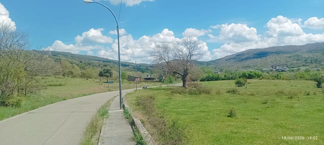 Los aerogeneradores irán ubicados en el monte de la izquierda
