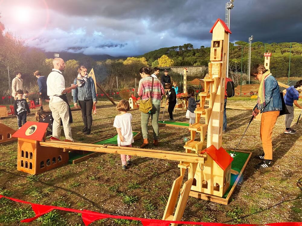 Minigolf de MuMusic Circus que se instalará en Huesca