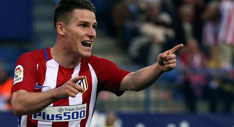 El delantero del Atlético de Madrid Kevin Gameiro.