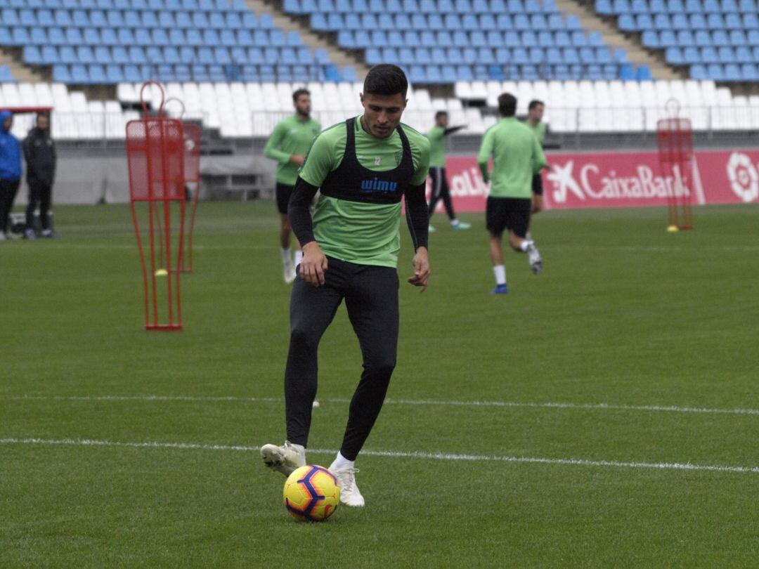 Juanjo Narváez entrenando en el Mediterráneo.