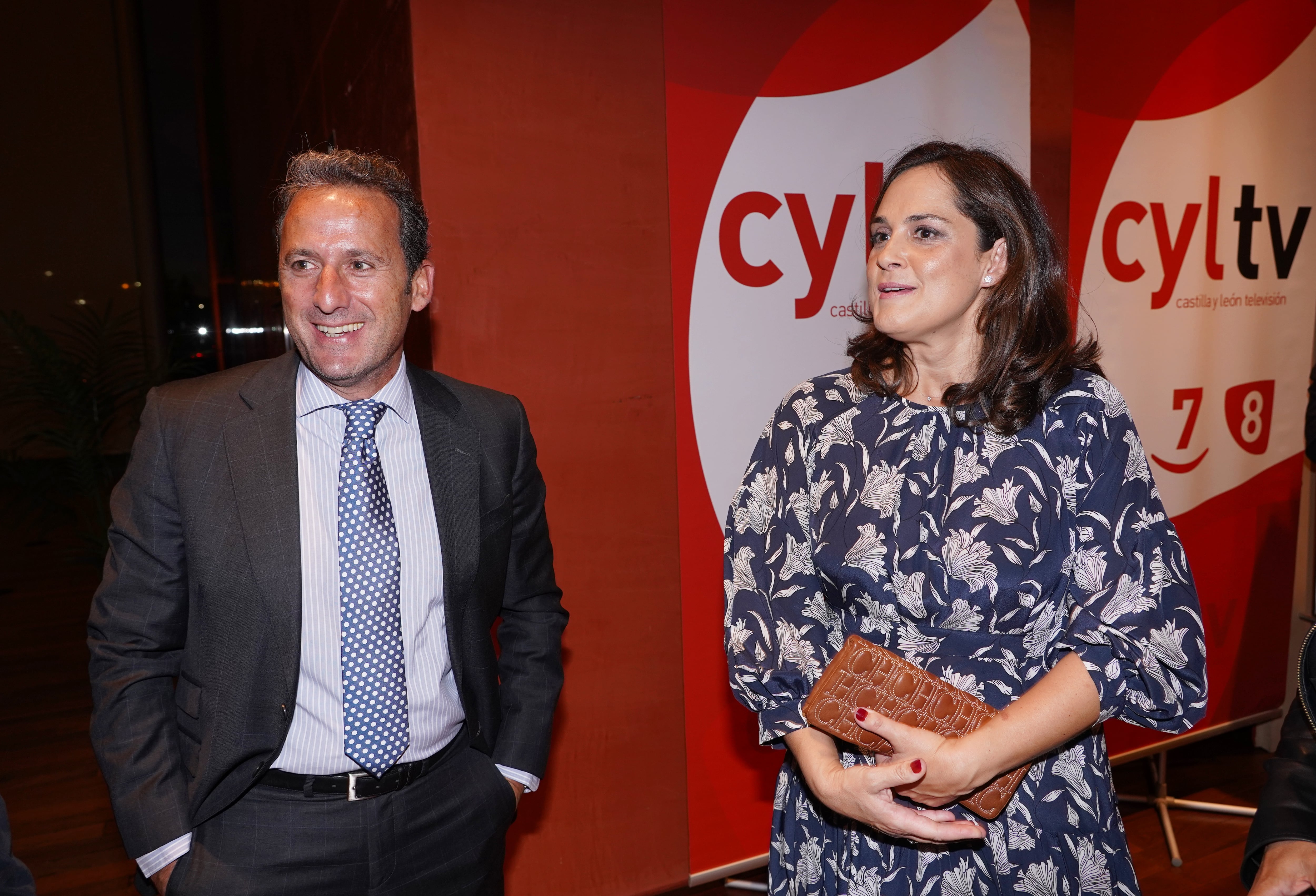 Gregorio Méndez y Adriana Ulibarri, consejeros delegados de RTVCyL, en la presentación de la nueva temporada del canal. Imagen de archivo