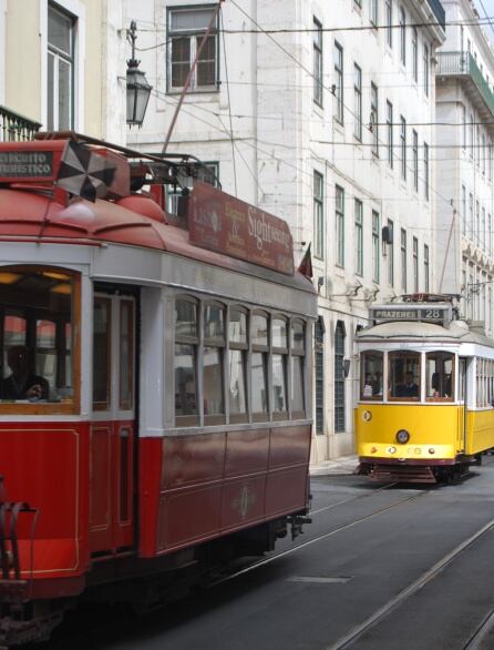 El Tranvía en Lisboa es uno de los medios de transportes más pintorescos de la ciudad.