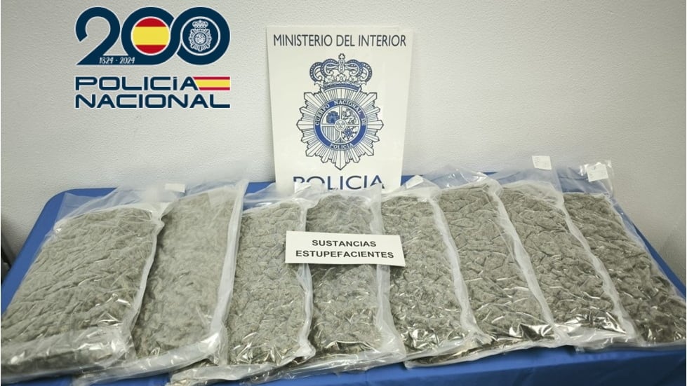Sustancias intervenidas por la Policía Nacional de Elda