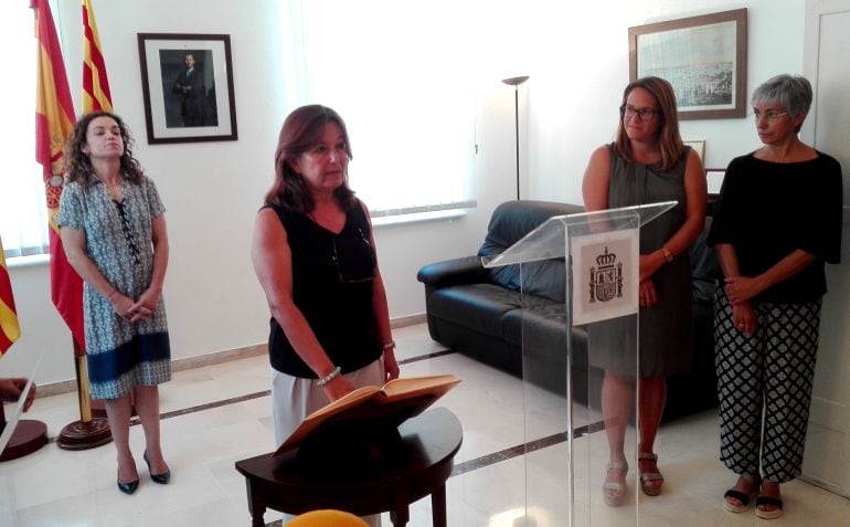 Isabel López prometió el cargo de directora insular de la Administración General del Estado en Menorca.