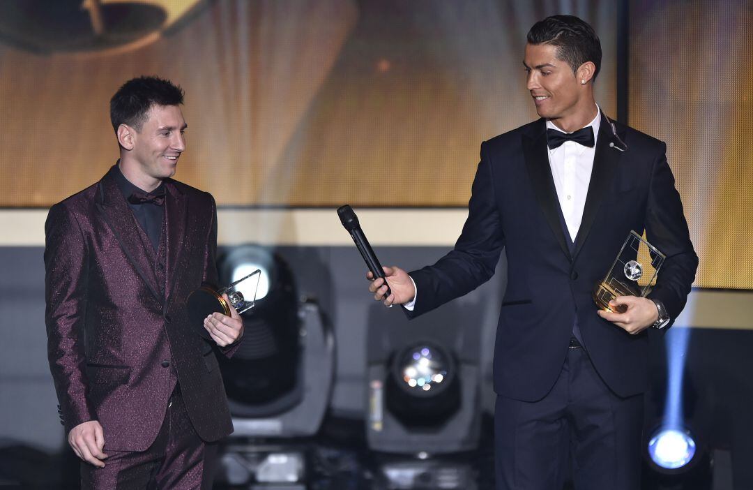 Messi y Cristiano.