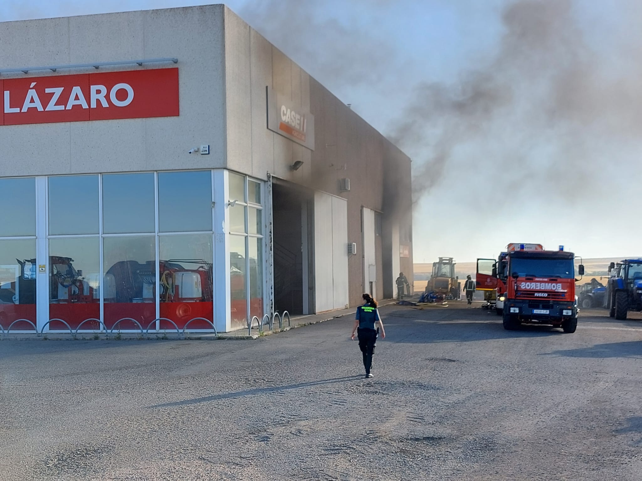 Incendio talleres Lázaro