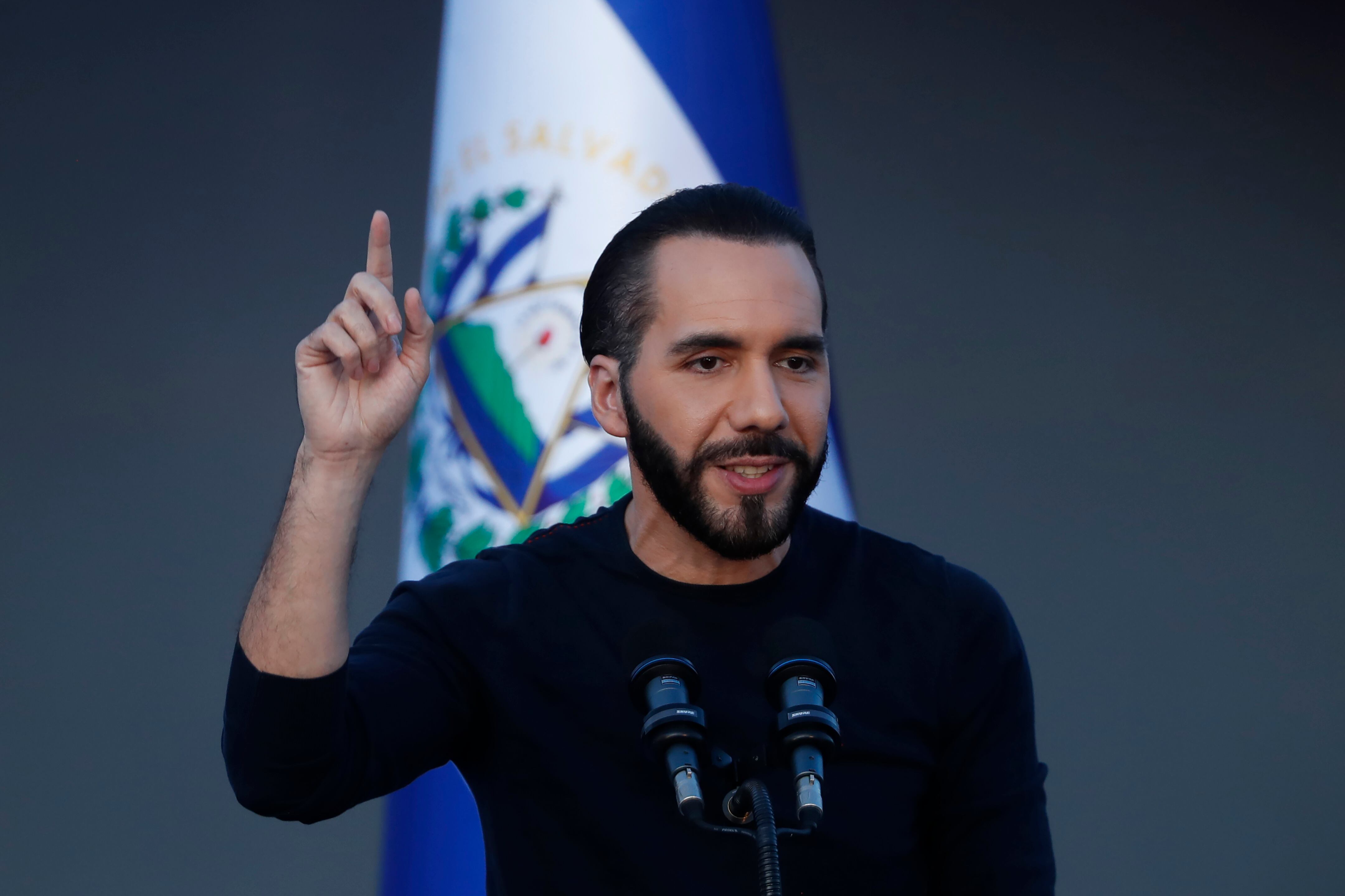 El presidente de El Salvador, Nayib Bukele, en una imagen reciente