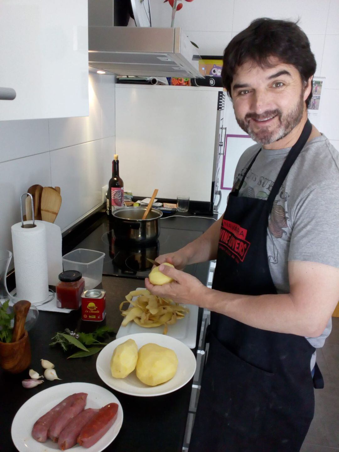 Las patatas a la riojana de Julián Palacios