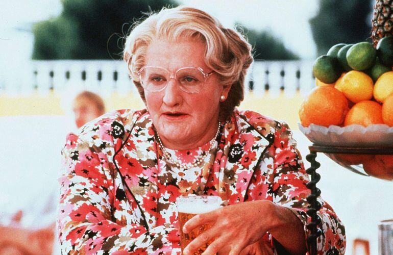 Robin Williams, en &#039;La señora Doubtfire&#039;.