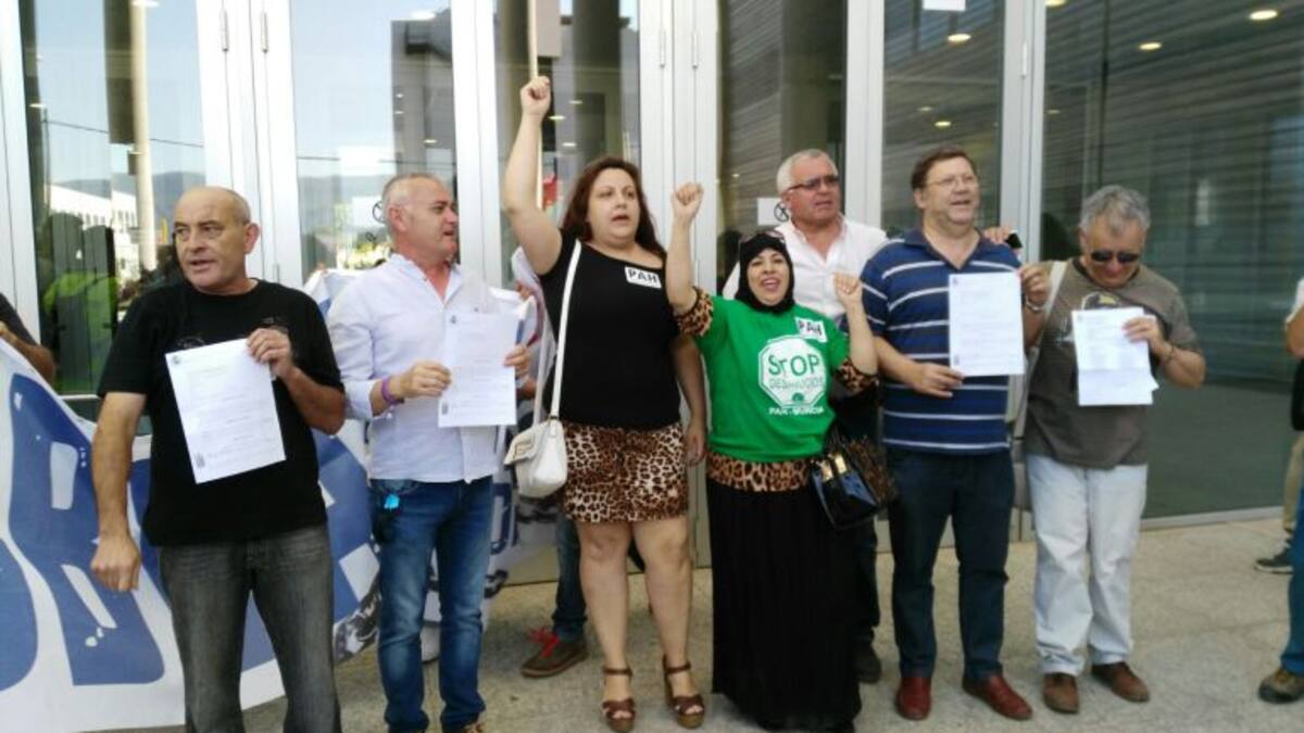 Archivan la denuncia contra la Plataforma antidesahucios