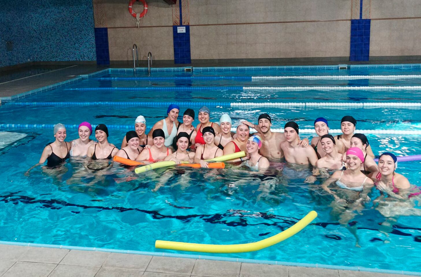 Alumnado de enfermería en las prácticas en el balneario &#039;San Andrés&#039; de Canena