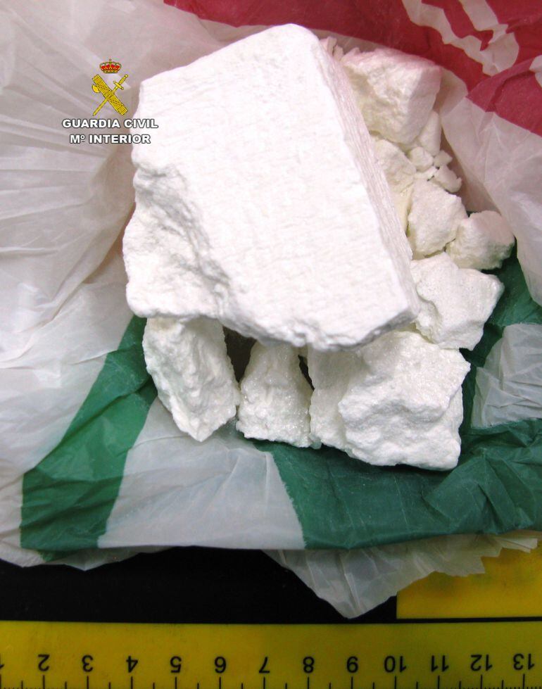 Imagen de la droga incautada