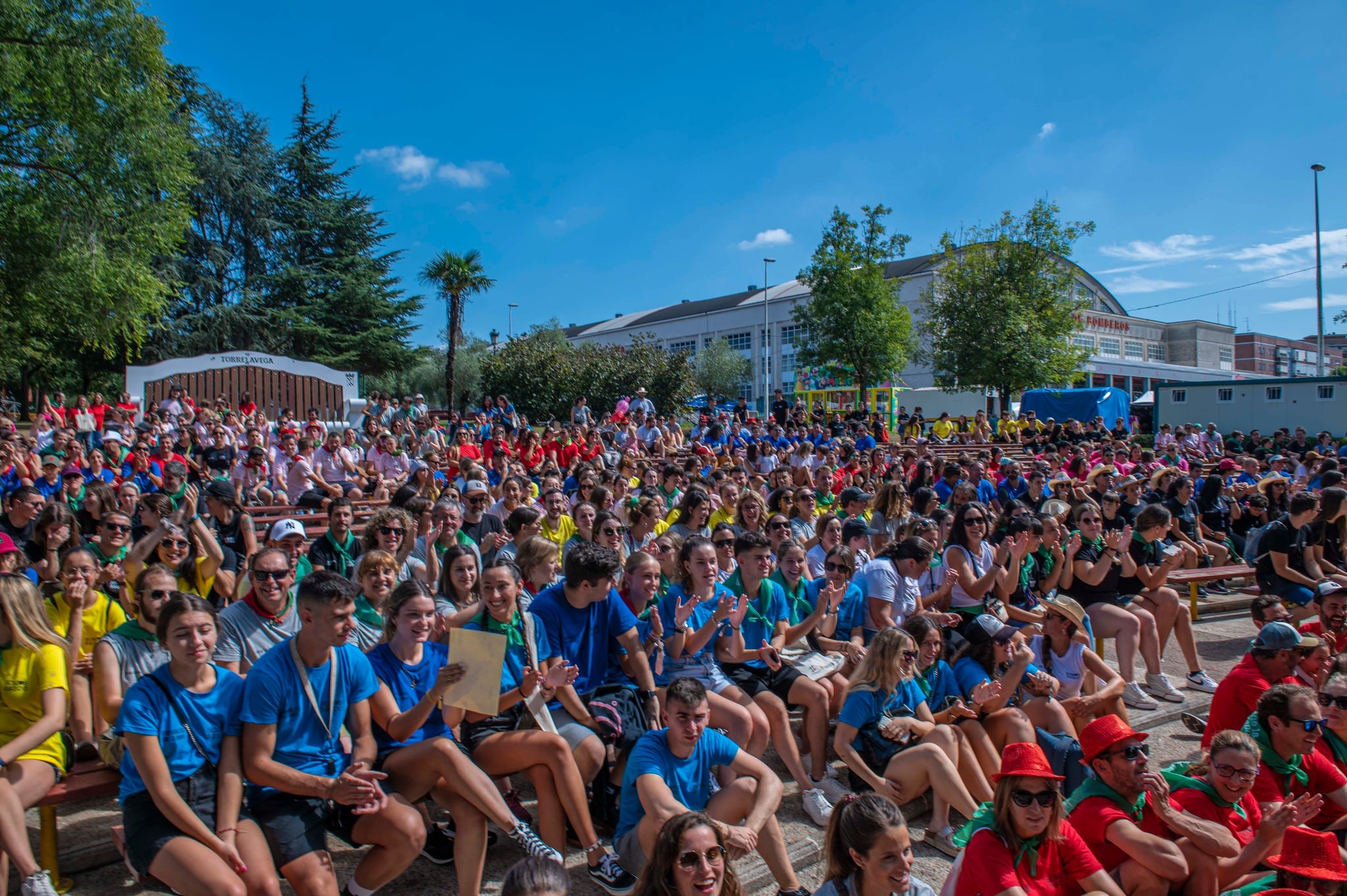 Algunos de los integrantes de las peñas &#039;Somos 39300&#039;