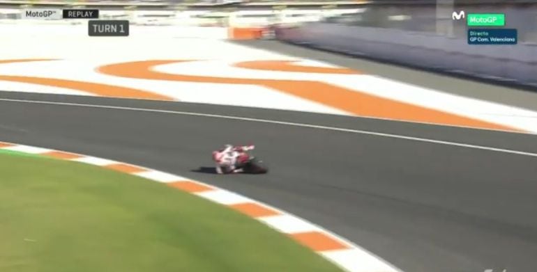 Márquez estuvo en el suelo, pero volvió a hacer magia