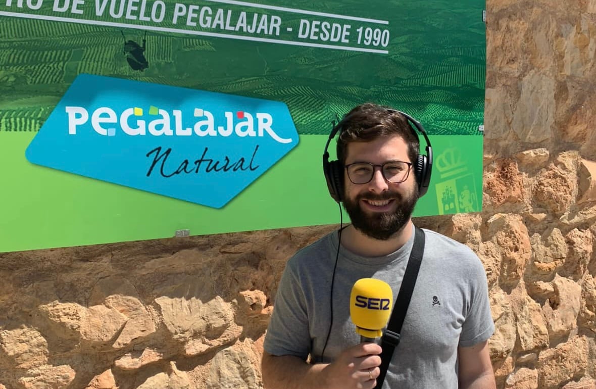 El ganador del Premio de Periodismo de la Diputación de Jaén en la modalidad de radio, Virgilio Moreno.