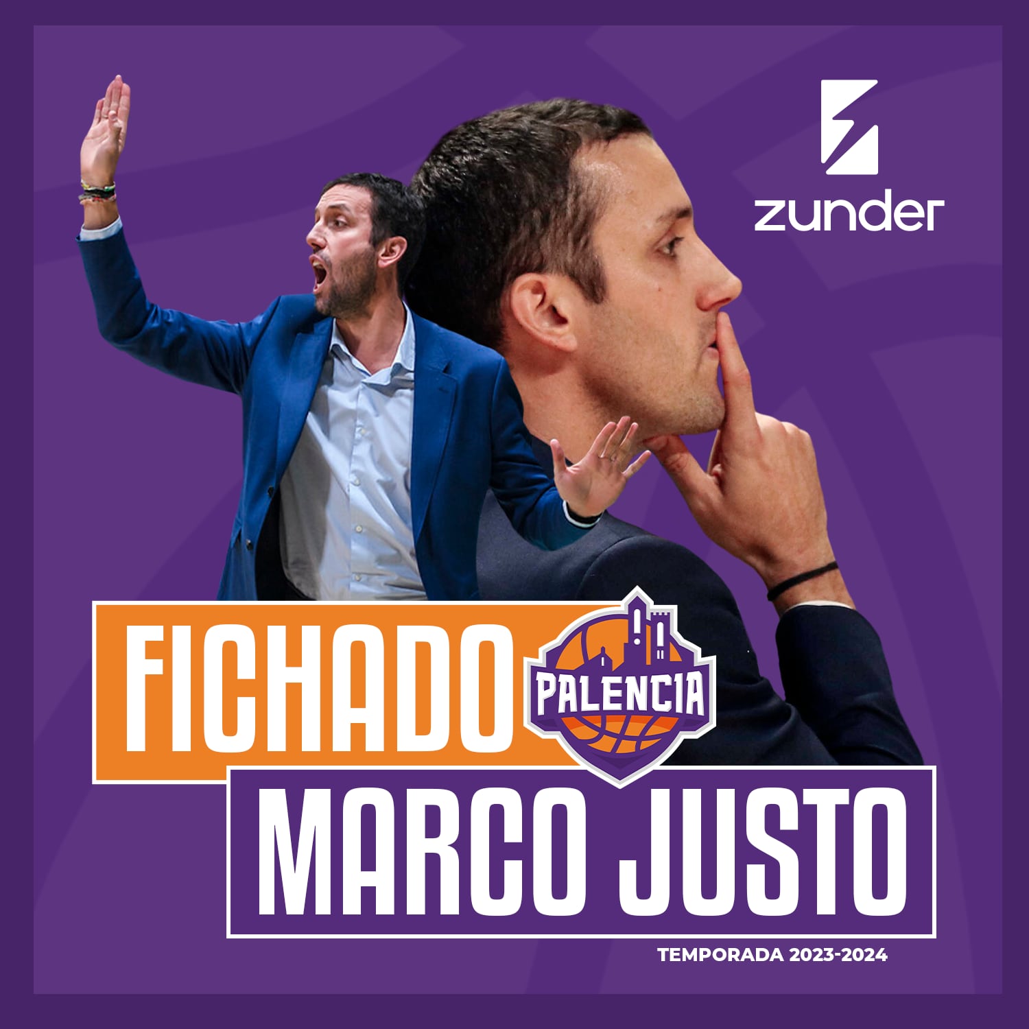 Marco Justo, nuevo entrenador del Zunder Palencia