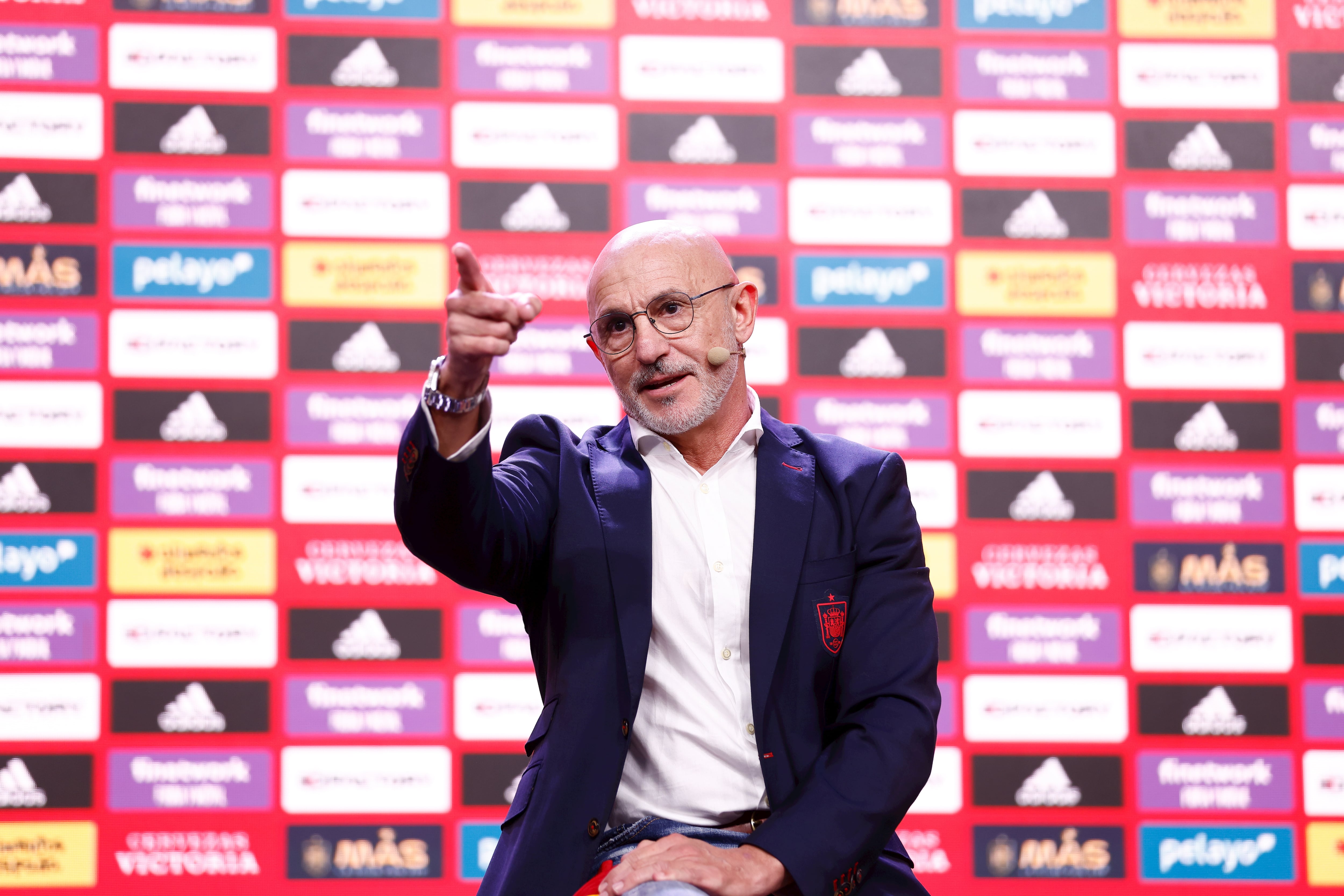 LAS ROZAS, SPAIN - DECEMBER 12: Luis de la Fuente attends his presentation as new head coach of Spain football team at Ciudad del Futbol on december 12, 2022, in Las Rozas, Madrid, Spain. (Photo By Oscar J. Barroso/Europa Press via Getty Images)