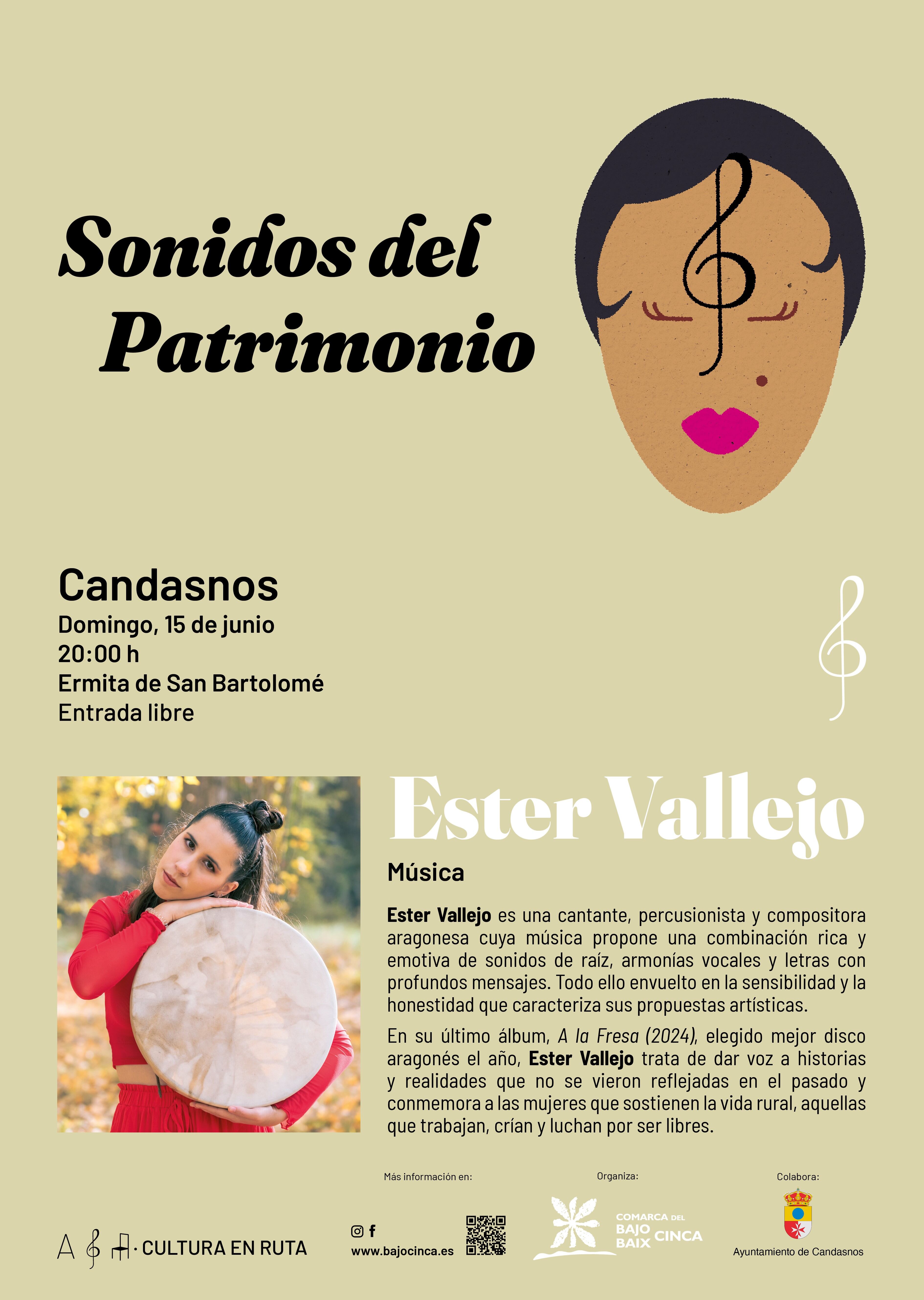 Ester Vallejo actuará en Candasnos